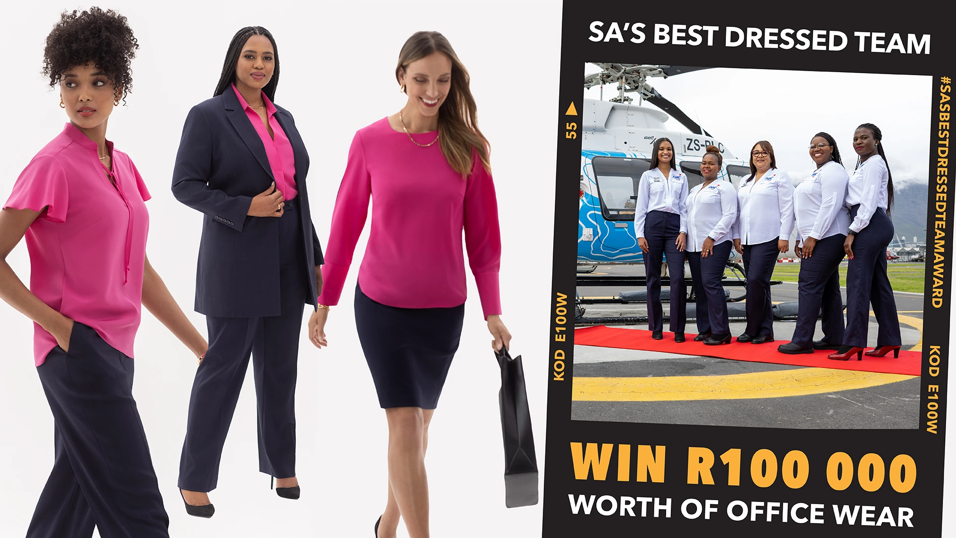WIN Corporate Fashion for Your Entire Team to the Value of R100K!