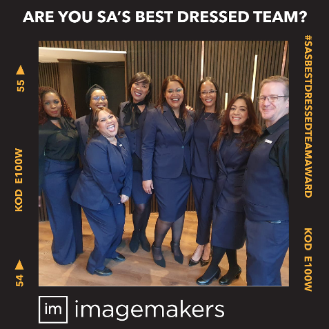 Jewellery Store Ladies and Mens Uniforms in Blue and Black Dressed by Imagemakers Fashion