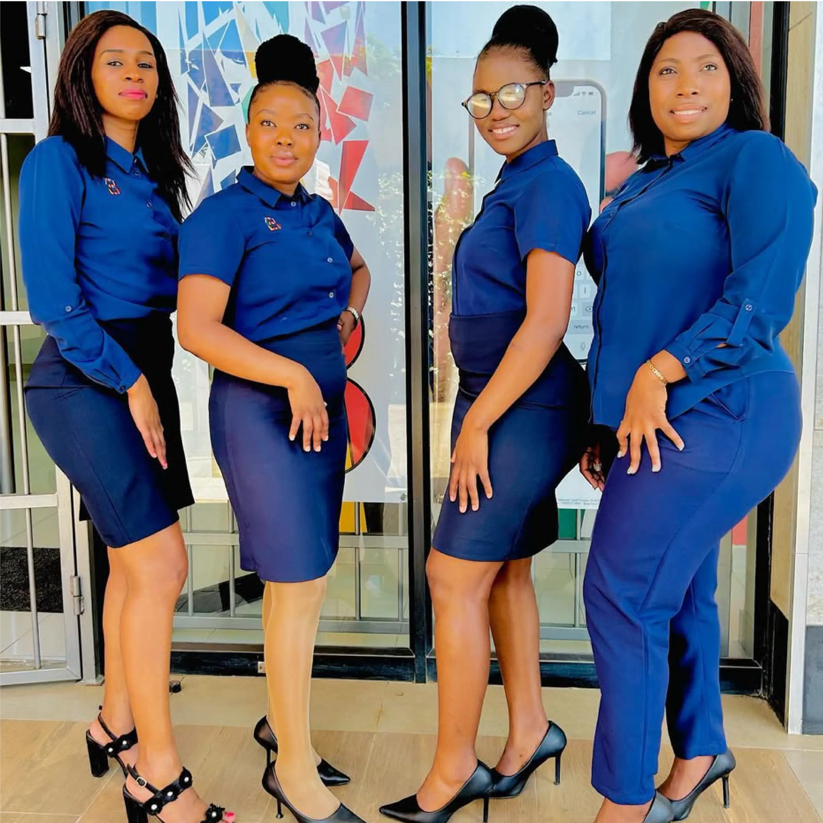 Women dressed by Imagemakers in Corporate Skirts and Clothing for Teams