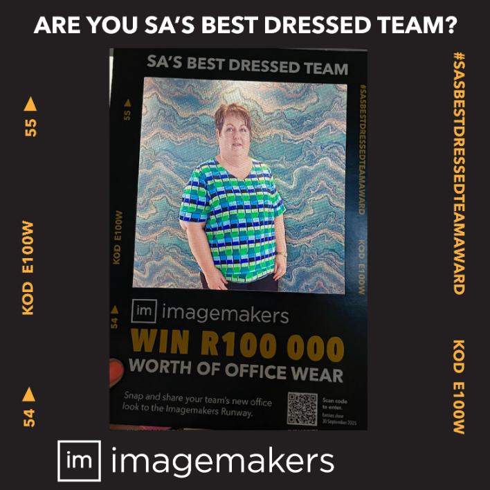 Lady wearing Imagemakers Elenor Printed Top for Eden Oncology