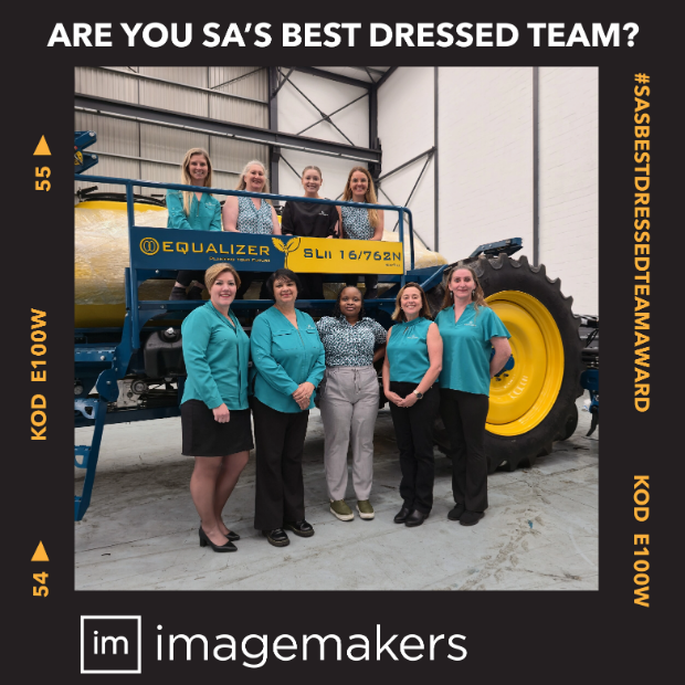 Equalizer Ladies Team Wearing Coordinated Blue and Black Corporate Wear, Including Business Tops and Skirts, by Imagemakers