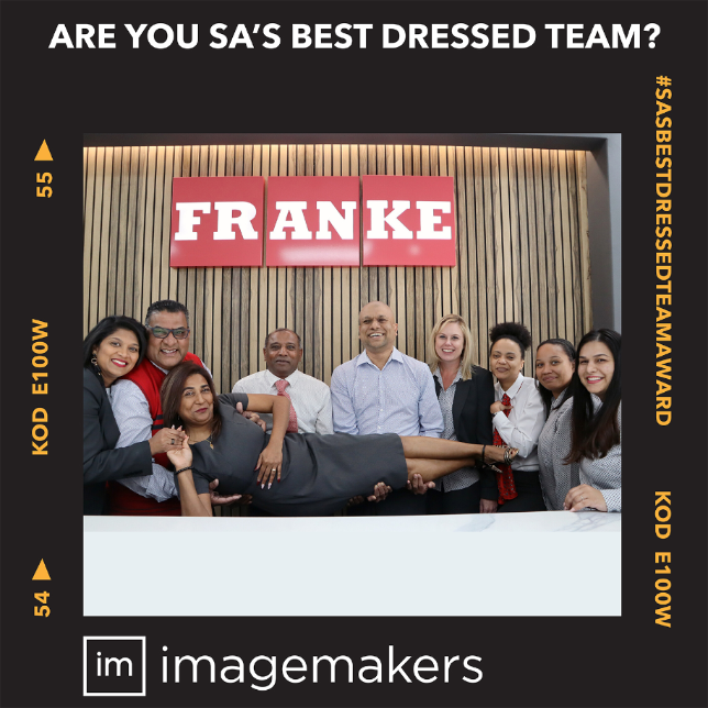 Franke Office Staff in their Team Uniforms and Premium Corporate Clothing 