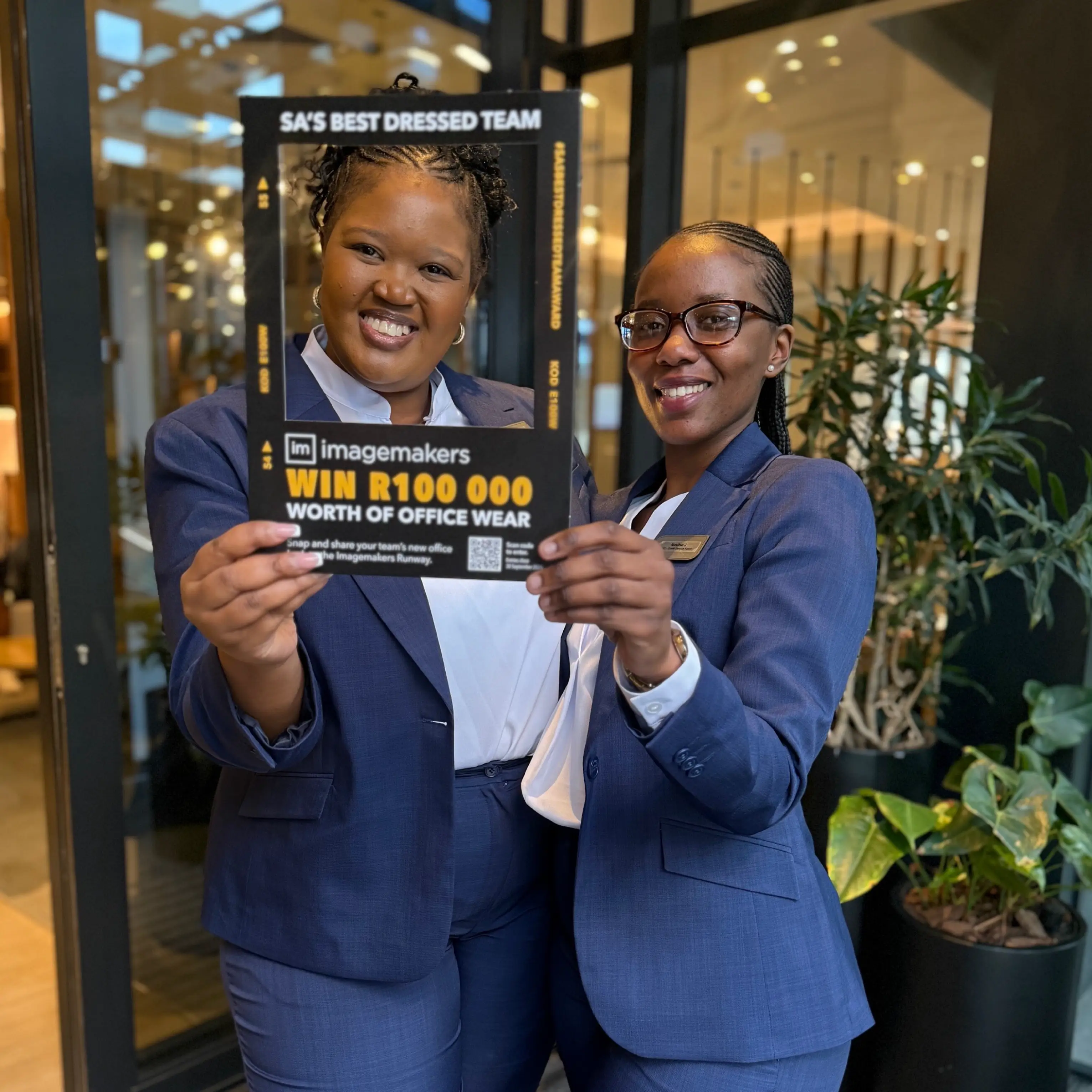 Ladies Team at Garden Inn Hotel in Cape Town Wearing Navy and Blue Corporate Uniforms by Imagemakers