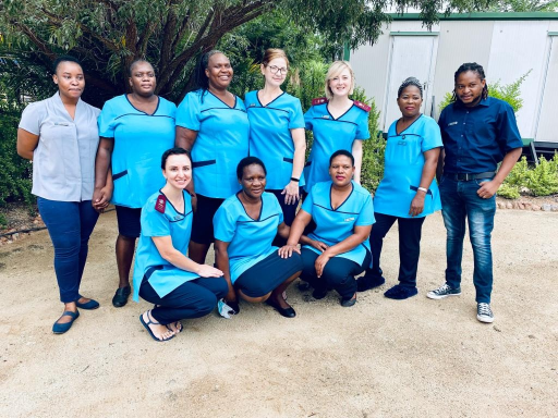 Healthcare Team of Women Wearing Imagemakers Hospital Uniforms