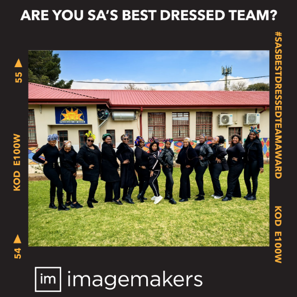 Ithembelihle LSEN School Team Wearing Black Business Casual Team Uniforms