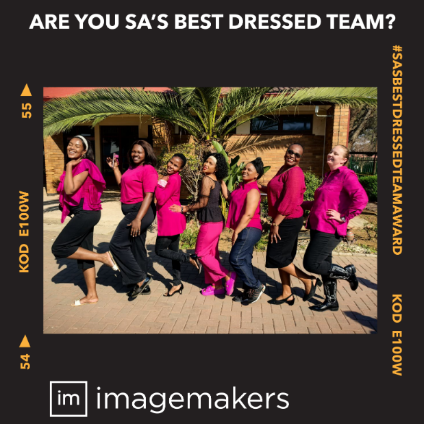 Corporate Clothing - Women Workwear Skirts and Tops in Pink and Black worn by the Ladies of Ithembelihle LSEN School