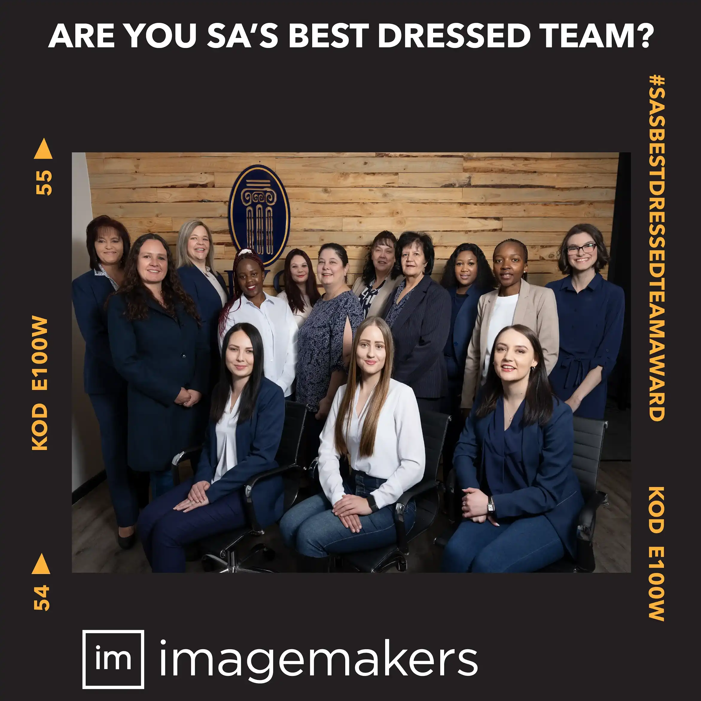 JVC Insurance Brokers Wearing Navy Corporate Team Wear Supplied by Imagemakers Uniform Suppliers 