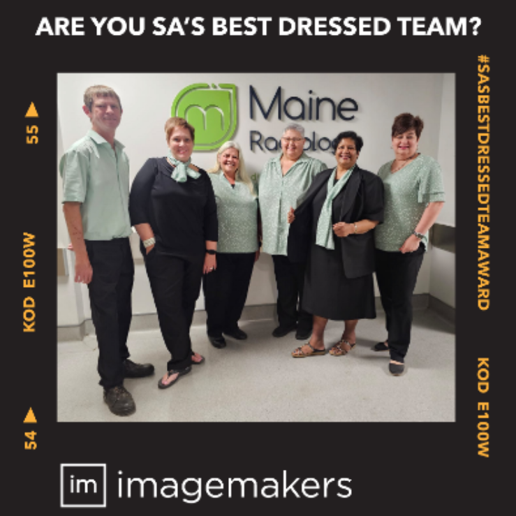 Maine Radiology Ladies and Menâs Team in Black and Green Office Wear by Imagemakers, South Africaâs Leading Corporate Clothing Supplier