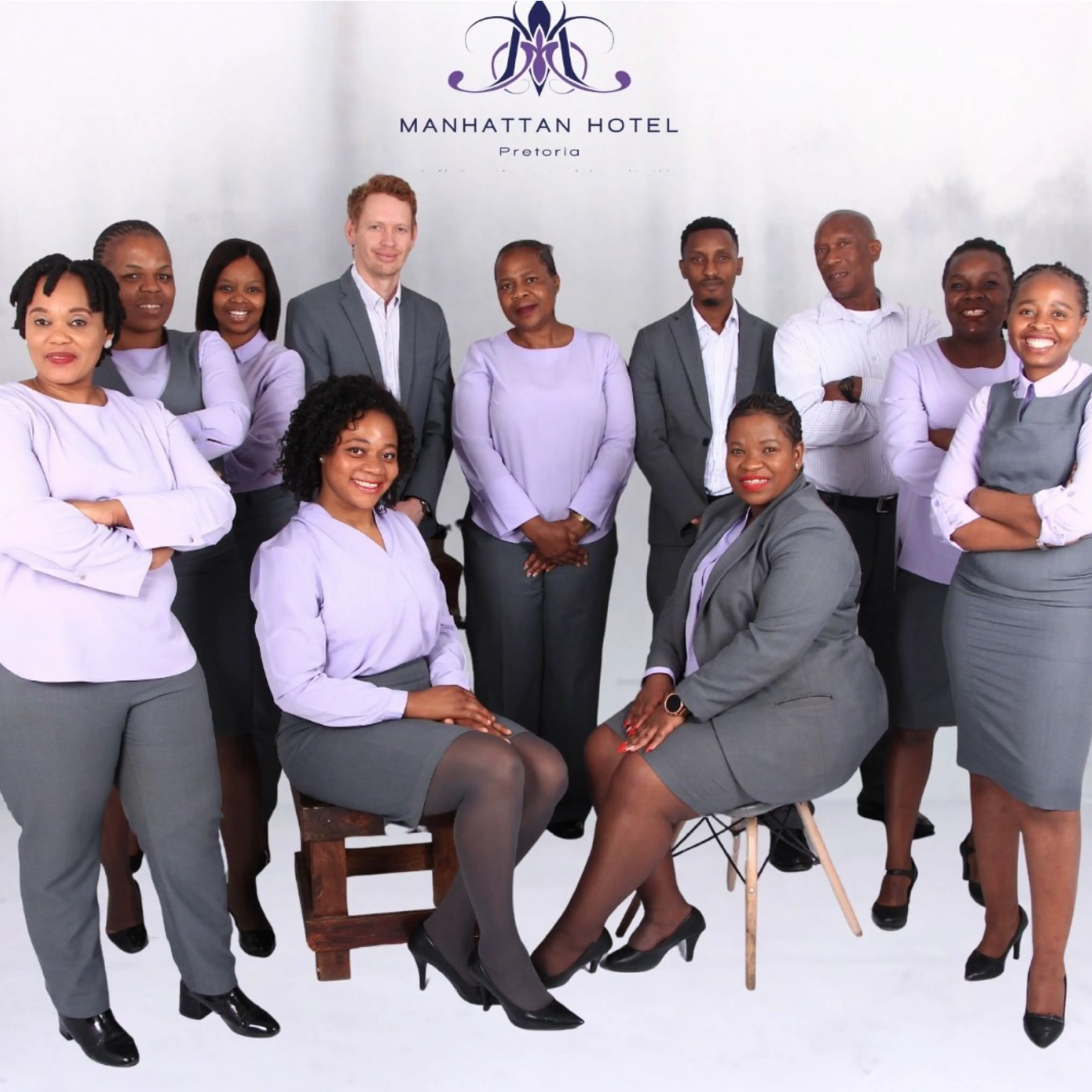 Manhatten Hotel Team of Ladies and Mens wearing Corporate Workwear by Imagemakers