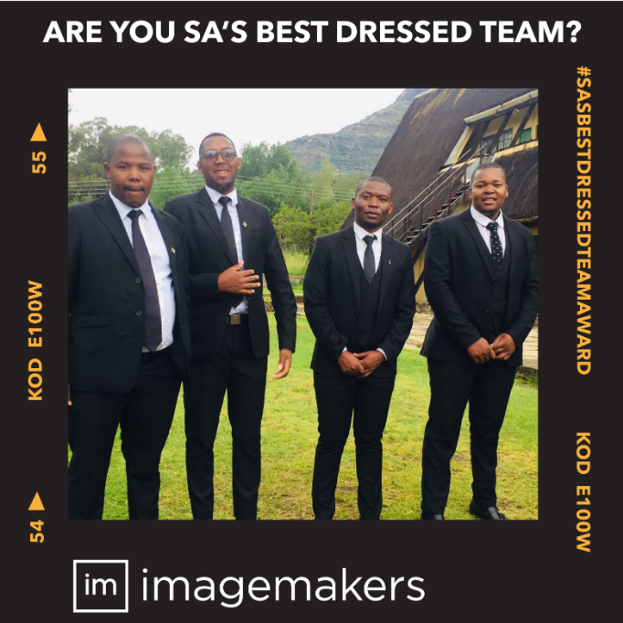 Classic Black and White Corporate Mens Blazers and Trousers Supplied by Imagemakers