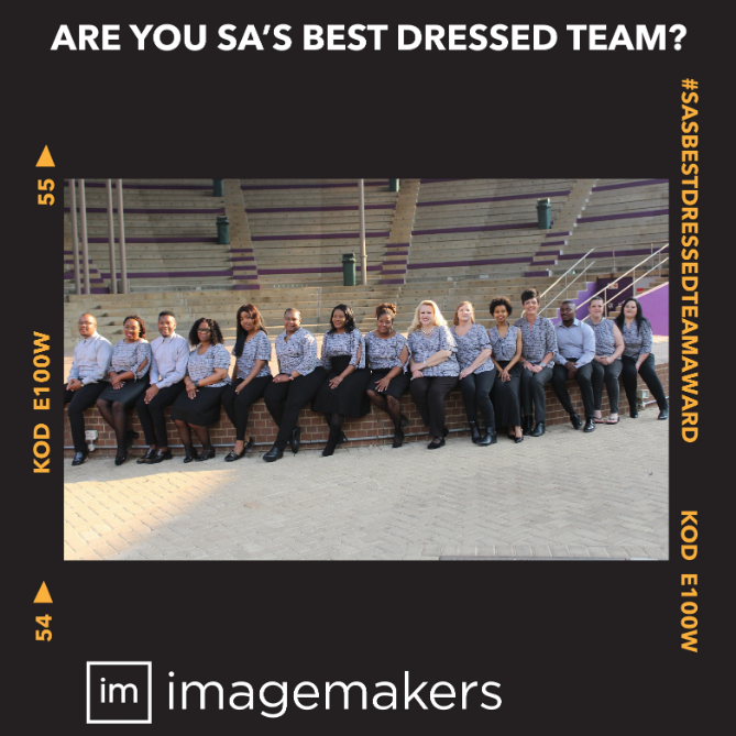 North West University Potchefstroom Team in Grey and Black Corporate Uniforms by Imagemakers