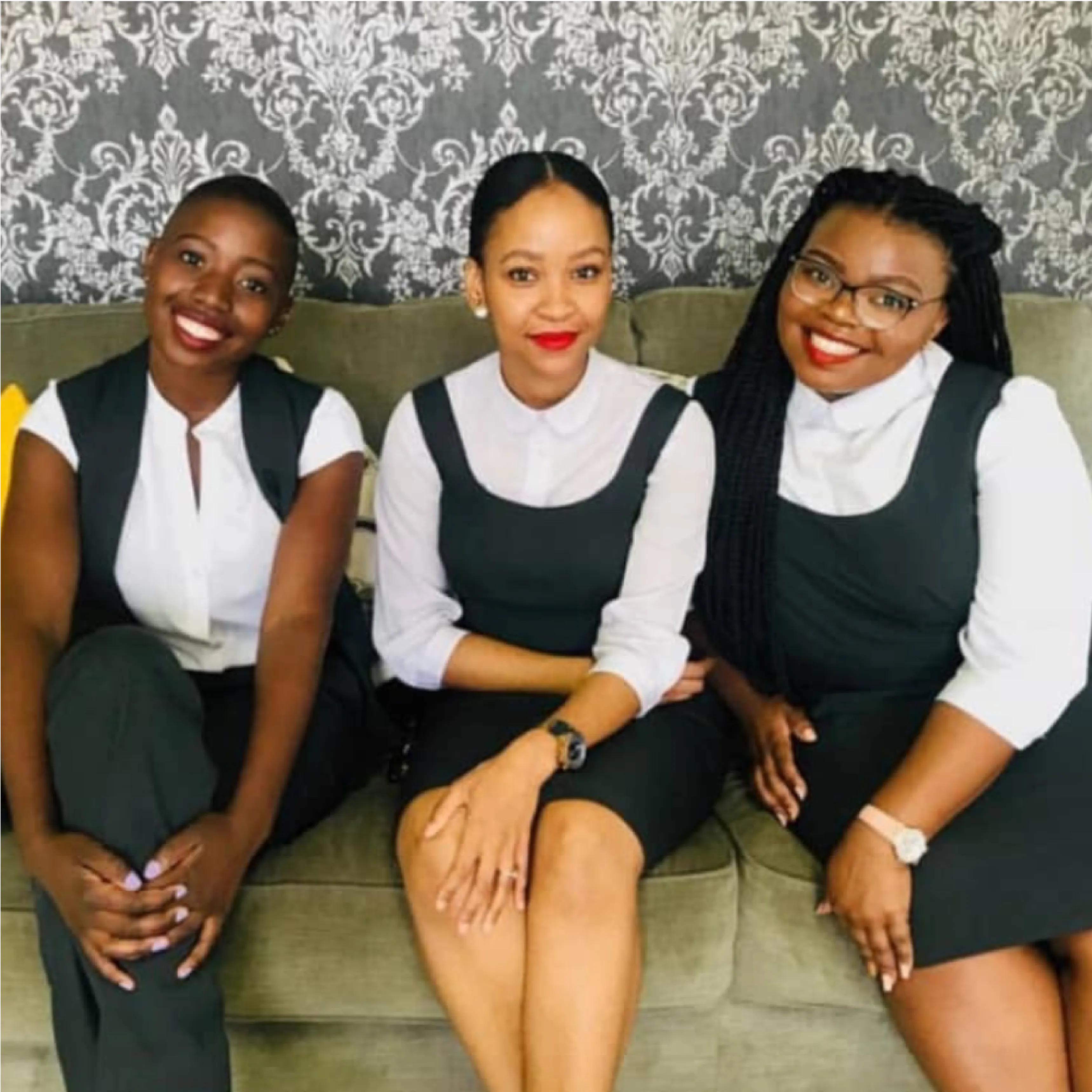 Staff in Black Corporate Dresses and White Work Shirts by Imagemakers