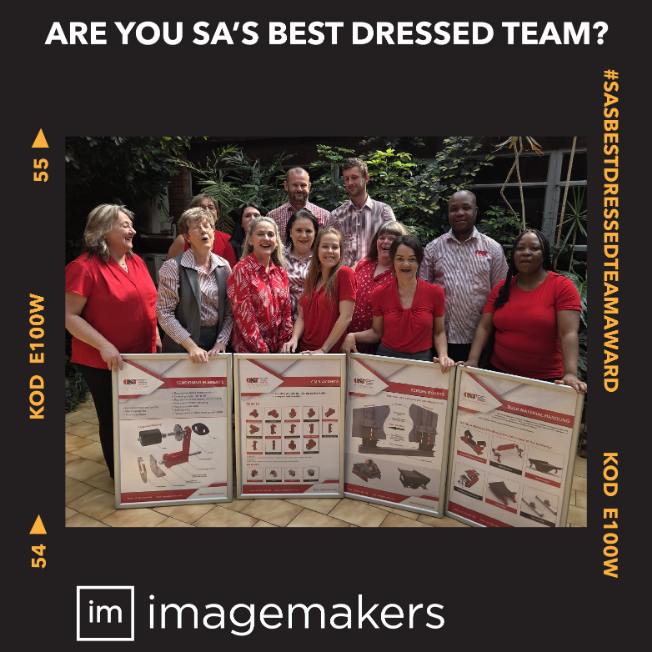 Imagemakers Red and Grey Office Wear & Uniforms for Men and Women - Worn by Oscillating Systems Technology 