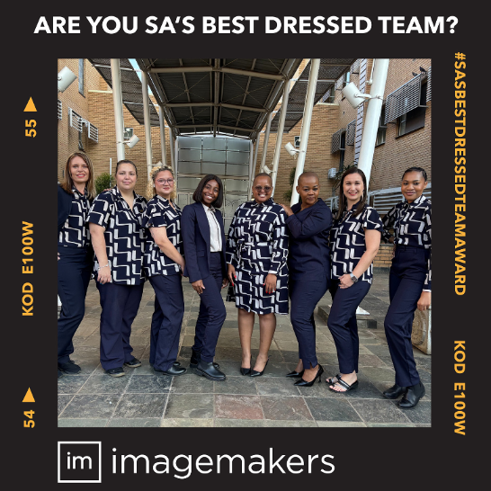 The Rustenburg Team from Platinum Health Group Dressed in ZigZag Printed Uniforms