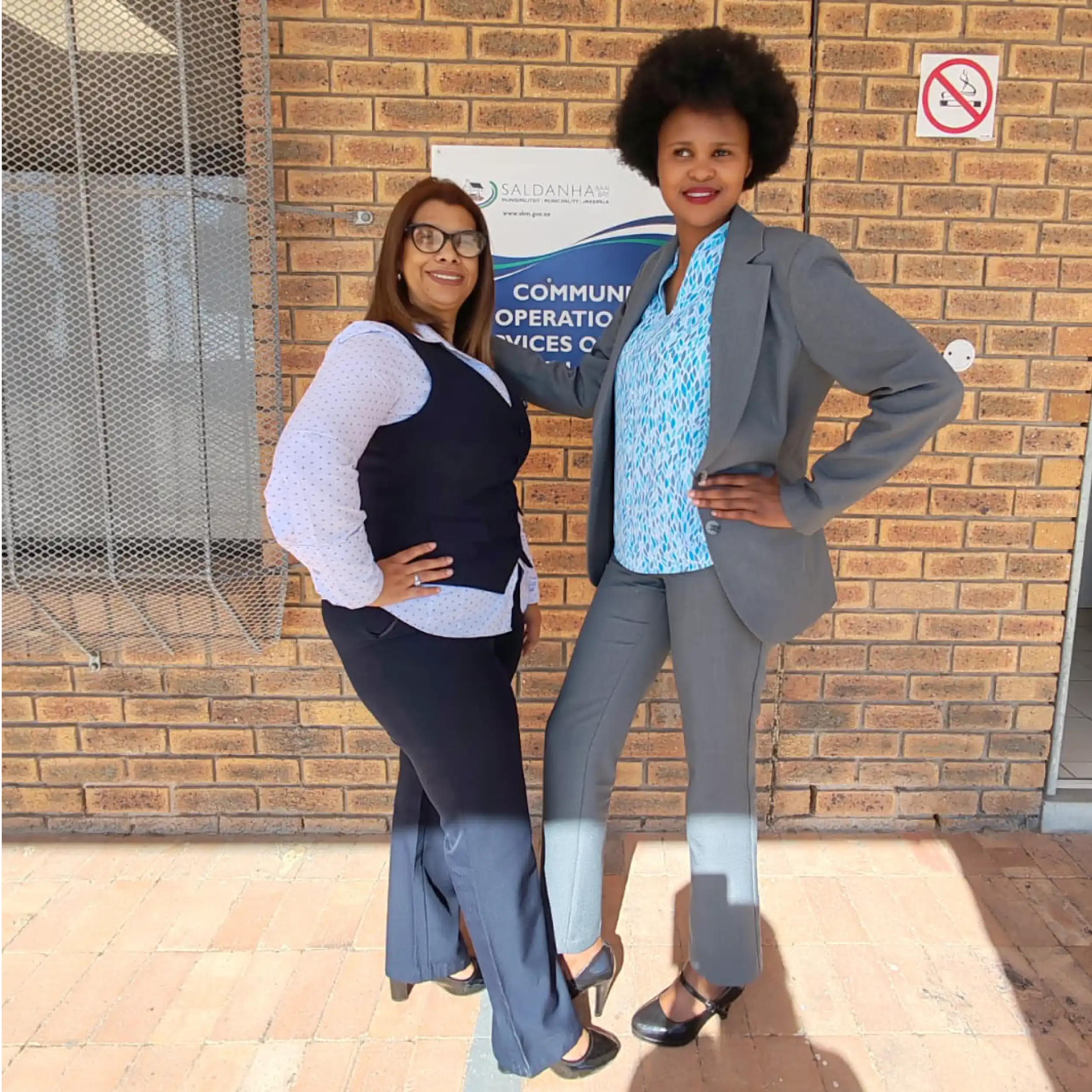 Ladies from Saldanha Bay Municipality Staff Wearing Office Clothing by Imagemakers