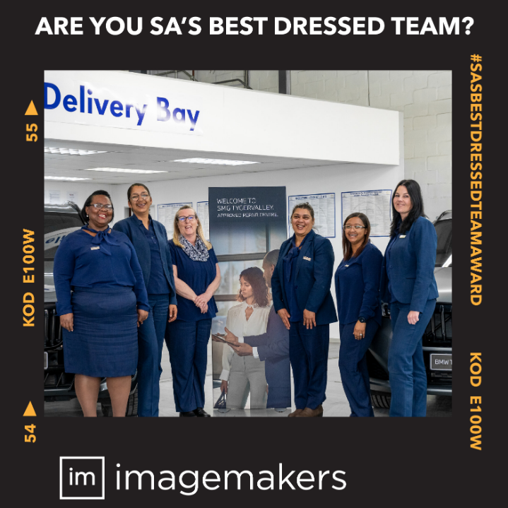 SMG Tygervalley ARC Ladies Team Dressed in Blue Corporate Dresses and Uniforms by Imagemakers
