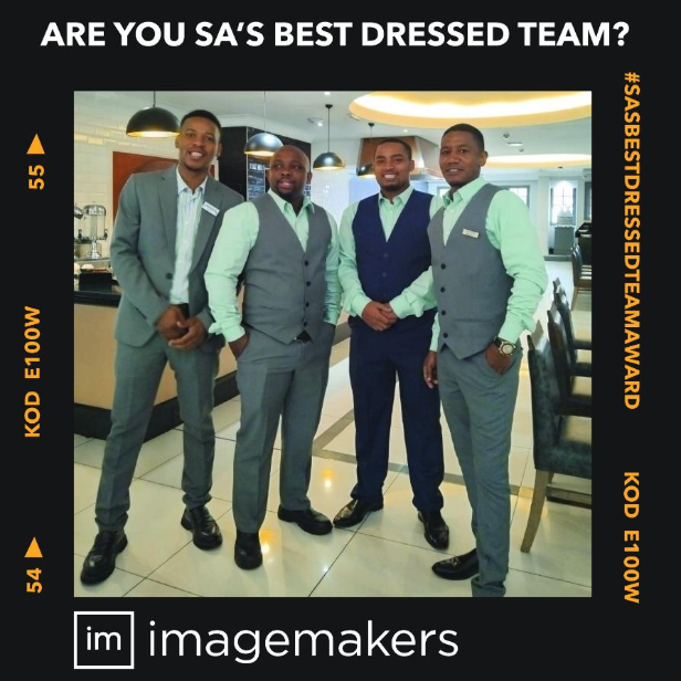 Team At Capetonian Hotel in Sage Green Shirts and Platinum Grey Corporate Uniforms By Imagemakers