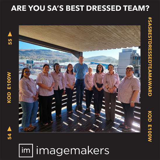 Vryheid Meatmasters Team in Durban in Casual Team Uniforms - Red and White Striped Shirts
