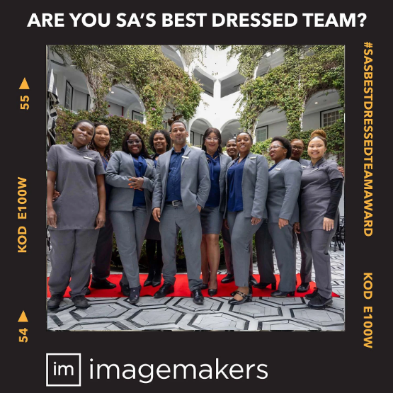 Ladies and Mens Corporate Wear in Grey and Navy for Hospitality by Imagemakers